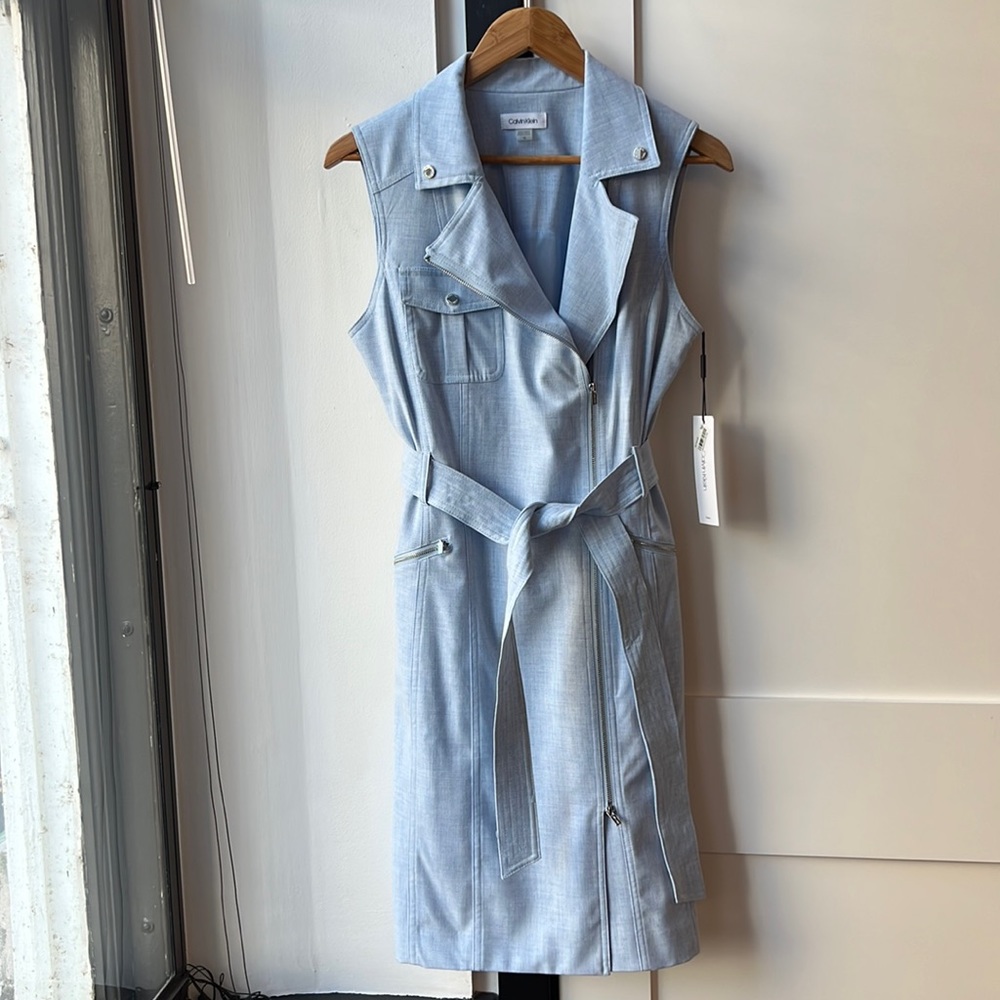 Calvin Klein Trench Dress - NEW WITH TAGS!